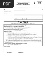 BE Form 2024 for Non-Business Residents | PDF | Taxes | Identity Document