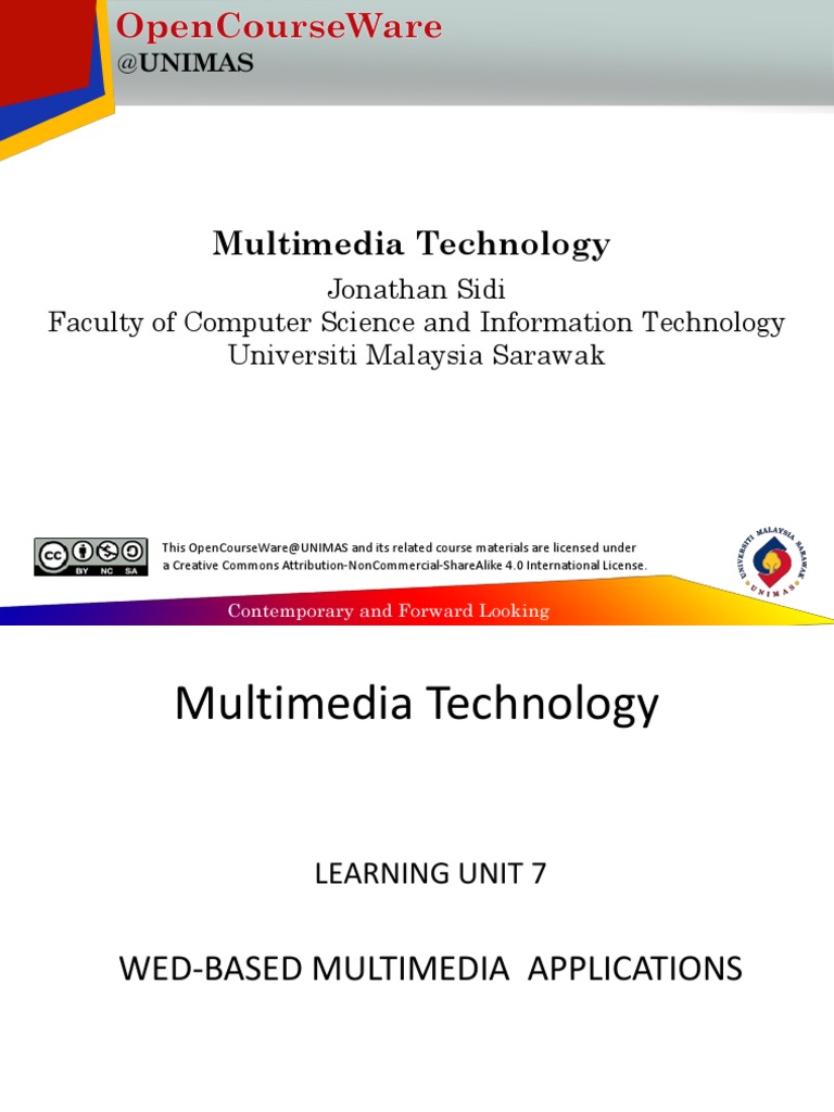Topic-7-Web-Based-Multimedia-Applications | PDF
