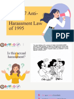 R.A. 7877 Anti Sexual Harassment Law of 1995