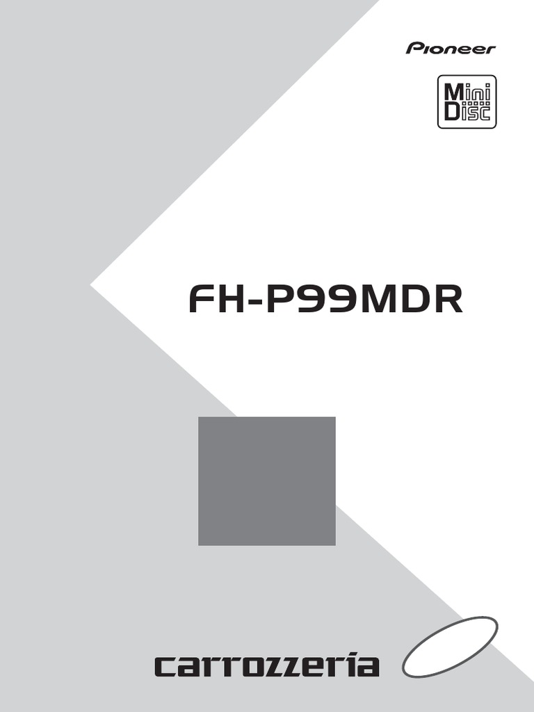 Pioneer Fh-p99mdr Manual | PDF