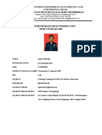 Formulir Pendaftaran PLP Regional