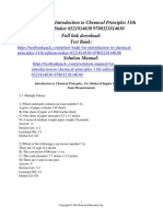 Introduction To Chemical Principles 11th Edition Stoker Test Bank