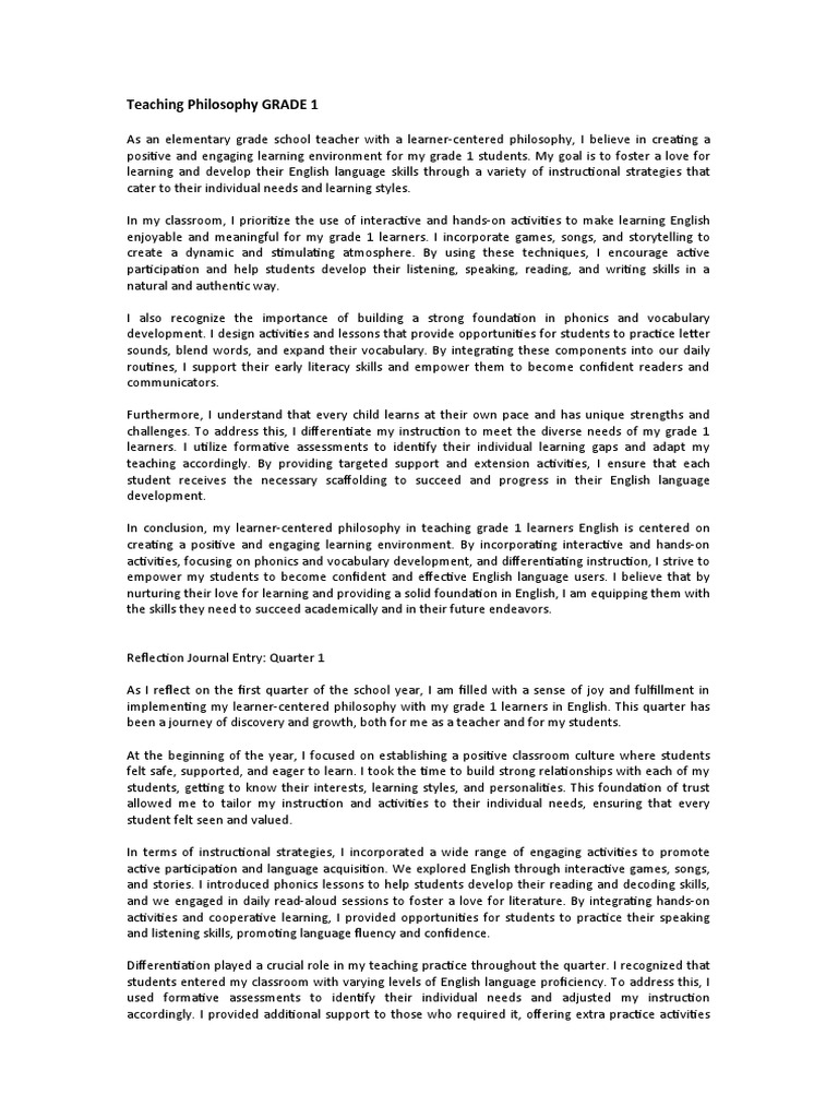 TP - Grade 1 | PDF