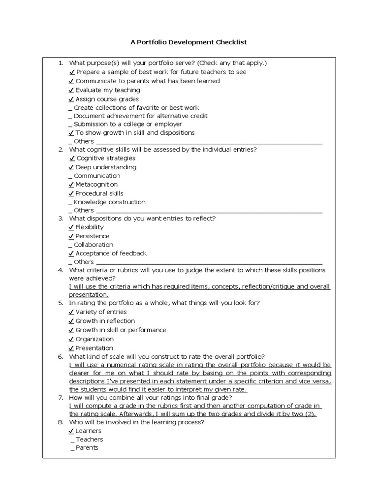 Portfolio Development for Teachers | PDF | Teachers | Learning