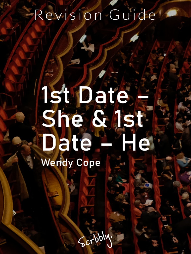 1st Date - Wendy-Cope | PDF