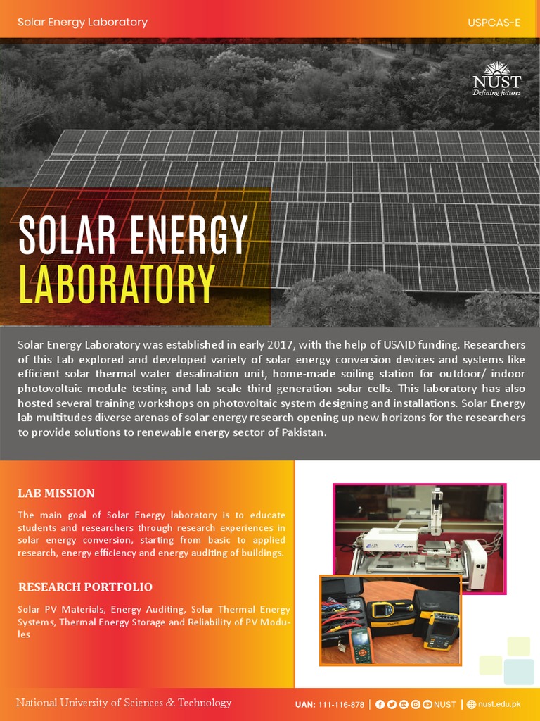 Solar Energy Lab V.10 07102020 Compressed PDF Photovoltaics Physical Sciences