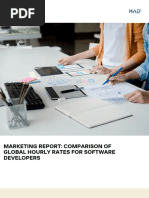 Marketing Report Comparison of Global Hourly Rates For Software Developers