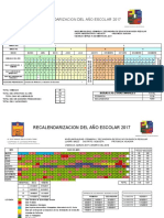 Recalendarización 2017