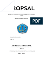 Proposal Lomba Sepak Bola