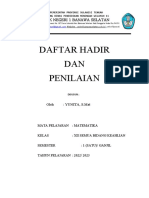 Sampul Daftar Hadir