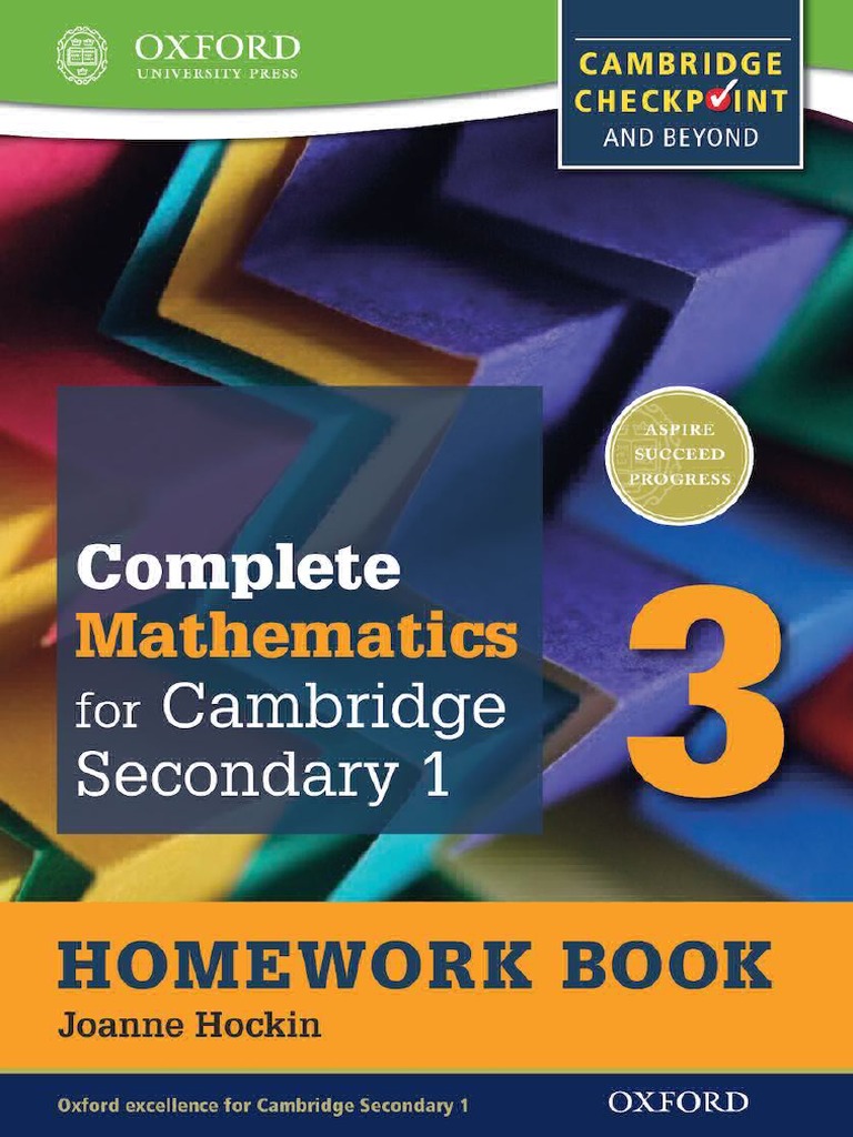Complete Mathematics For Cambridge Secondary 1 Homework Book - 3 ...
