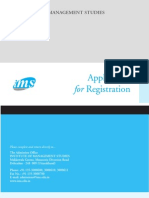 IMS Dehradun Application for Registration
