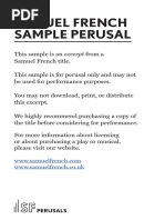 Samuel French Sample Perusal: WWW - Samuelfrench.co - Uk