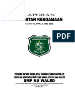 Laporan Keagamaan SMP Nu Waled