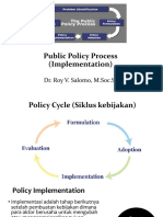KeMenKeu - Diklat Keuangan Umum - Kebijakan Publik - 7 Juli 2023 - Policy Process (Implementation)
