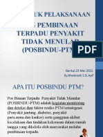 Petunjuk Pelaksanaan Pos Pembinaan Terpadu Penyakit Tidak Menular POSBINDU PTM