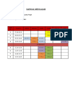 Jadwal Pelajaran Pagi