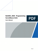 NetSDK - JAVA Programming Manual (Field Surveillance Unit)