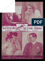 1931 - La Voz de Su Amo - Enero - Celebridades