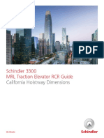 Schindler 3300 CA Elevator RCR Guide