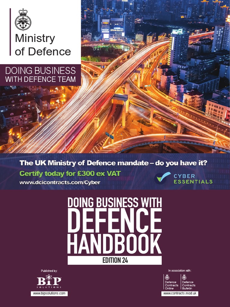 MOD Business Opportunities Handbook | PDF | Procurement | Supply Chain