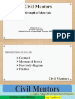 Strength of Materials Lecture Sheet For Govt. Job Preparation