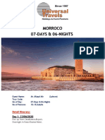 Revised Package For Morroco 07-Mar-2020