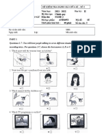 Mid-Term Test 2 - Nghe 2 - 1E