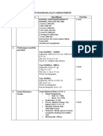 Daftar Barang Laboratorium