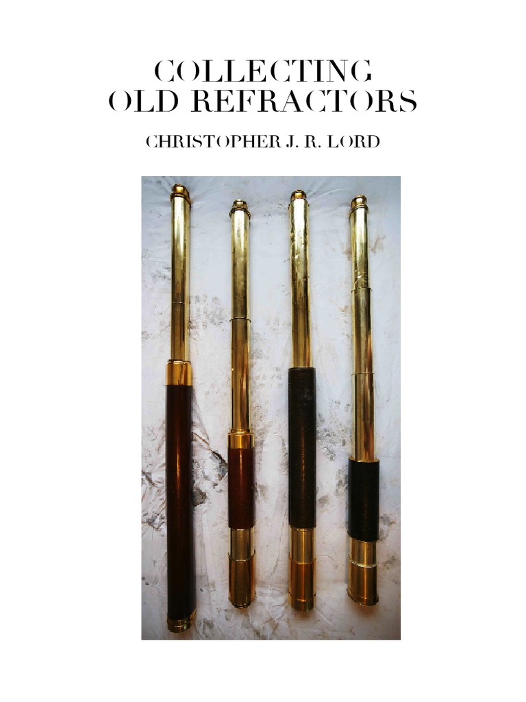 OLD REFRACTORS Telescopes PDF