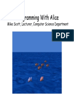 Alice Programming Intro Finding Nemo Charades