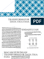 5.Transformator Daya Tiga Fasa