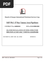 Mip17-Hse-Jsa-Jub-40 Jsa For Installation of Steel Structure