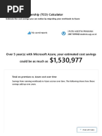 Total Cost of Ownership (TCO) Calculator - Microsoft Azure