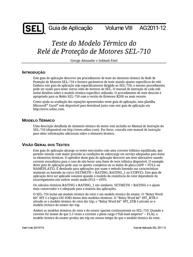 Teste SEL 710 PDF Corrente elétrica Termodinâmica