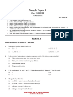 Class 9 CBSE Sample Paper Exam 2023 9