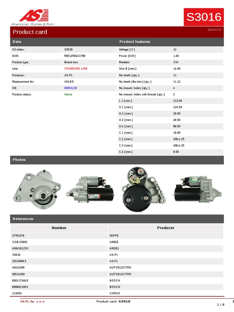 Product Card | PDF
