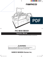 Pac Man Smash Air Hockey Arcade Game Service Manual Namco Games