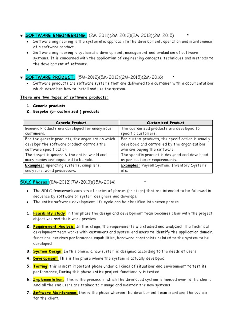 Software Engineering | PDF | Software Testing | Software Prototyping
