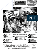 Stern 2003 The Simpsons Pinball Party Manual