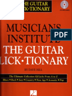 Musicians Institute - Guitar Licktionary