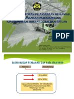 Bimtek IUP Batuan Palu Laporan Pelaksanaan RR, RPT