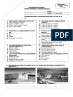 Evaluación de Proceso (Historia - América)