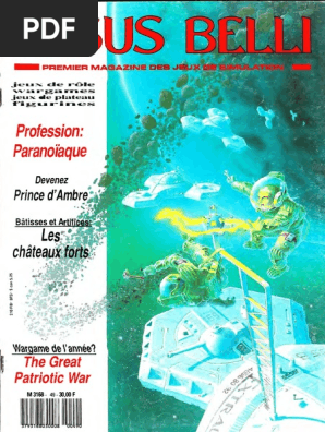 Revue Casus Belli N°38 (2e Trimestre 1987) + Encart Jeu Les Éperons D'Or