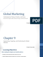 Chapter 9 - Segmentation - Targeting - Positioning