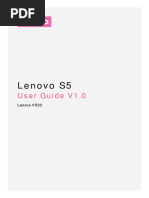 Notice Lenovo - s5 - User - Guide - en - 2018