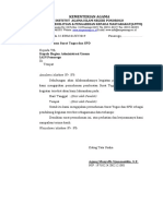 Format SURAT TUGAS, SURAT PENGANTAR SPD PENELITIAN