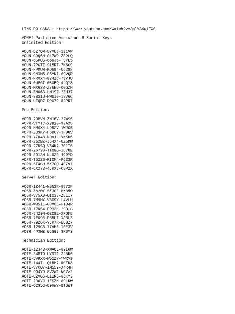Serial Keys | PDF