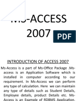 Ms-Access 2007