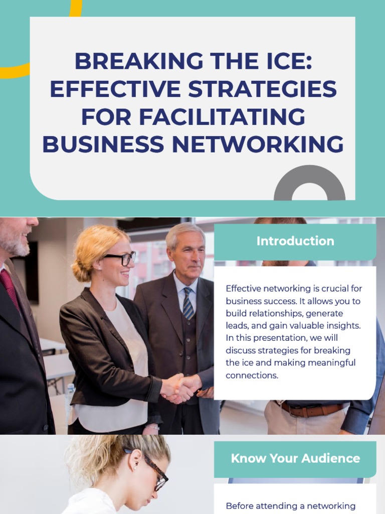 Effective Ice Breakers For Business PDF